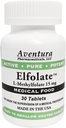 ELFOLATE® 15 mg L- metyylifolaatti Metyylifolaatti Lääketieteelliset ravintolisät Active Pure Potent 30 tablettia