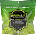 Spirulina 14 Stick Pack Day Supply Live Flash Frozen 100% Puhdas kasvanut Alkalinen Vesi Kasvatettu, Sadotettu ja USA Complete Super Food Natural Multivitamiini