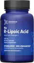 Geronova Research Bio-Enhanced R-Lipoic Acid, 300 mg kapslar - 2 månaders leverans - Stabiliserad R Alpha Lipoic Acid med förbättrad absorption - R Lipoic Acid Supplement - 60 Count