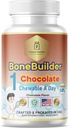Lapset Bone Builder 1 pureskeltava päivä Halal vitamiineja suklaa maku ikä 4-12 60 tarjoilua