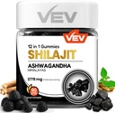 VEV Shilajit Gummies for Men & Women ... 1000mg Shilajit & Ashwagandha Gummies with Sea Moss & L-Theanine for Energy, Vitality & Stress Balance 