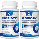 300 miljarder CFU Probiotic, 12 stammar med 3 organiska prebiotika, probiotika för kvinnor och män, dagligt tillskott för matsmältning, immun, gut och uppblåst hälsa, hållbarhet, Vegan, 120 grejer