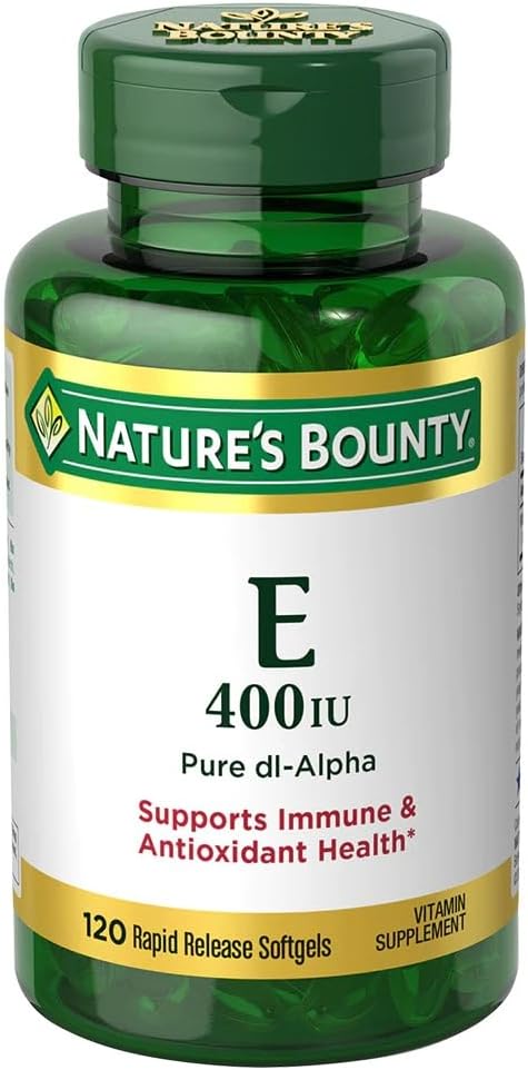 Luonnon Bounty E-400 IU Pure dI- Alpha Softgels, 120