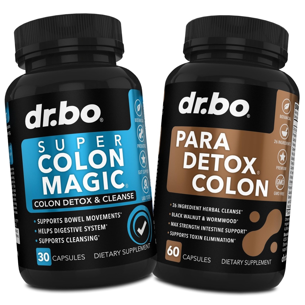 Colon Cleanser Detox & Body Cleanse - 15 päivän Colon Cleanse pillereitä Probiootti & Intestinal Guard Cleanser - Poop Bowel Movement Lisäravinteet suoliston vatsan turvotus Gut Loss Support