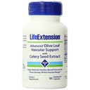 Life Extension Advanced Olive Leaf Vvascular Support, Olive Extract, Selleriuute, oleuropein, Verenpaine Health Support, Kardiovascular Health, kasvissyöjä, Gluteeniton, ei-GMO, 60 kapselia