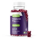 Vitey Melatoniini Gummies 10mg - Uni Gummies for Adults Extra Strength Melatoniini - Vegaani, GMO vapaa, Gluteeniton - 60