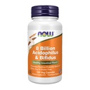 Nu livsmedelstillskott, 8 miljarder Acidophilus & Bifidus, Dairy, Soy och Gluten Free, Strain Verified, 120 Veg Capsules