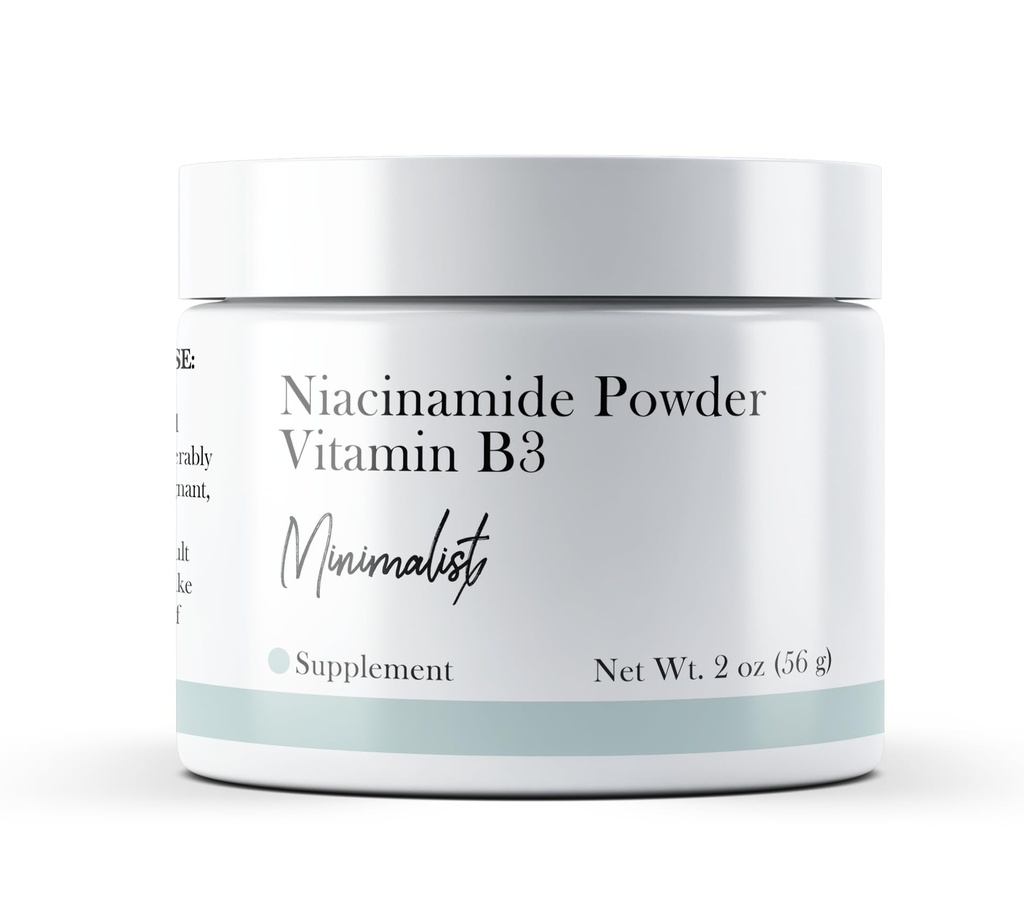 Minimalist Niacinamide Powder (2 oz), Vitamin B Powder, Flush-Free, Kosttillskott