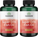 Swanson Super Dpa Fish Oil 1000 mg 60 Sgels (2 pakkaus)