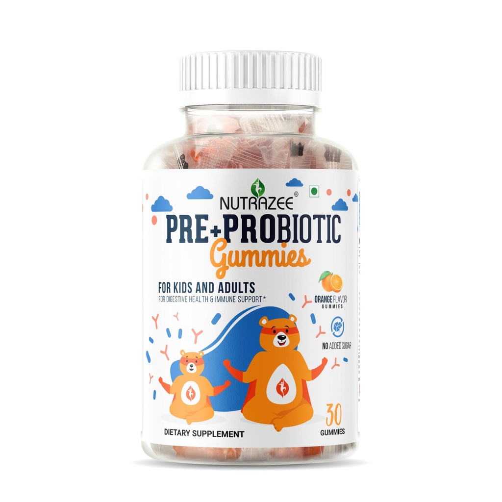 Probiootti Gummies kanssa 2 miljardia PMY, prebioottikuitu täydentää lapsille, miehet ja naiset, kliinisesti validoitu kanta digestion, Easy Bowel liike & Immuniteetti, 30 Gummy Bears