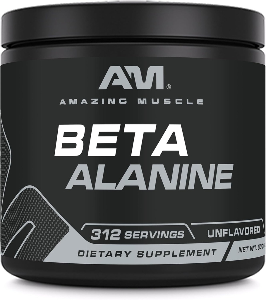 Amazing Muscle Beta-Alanine Powder Supplement 