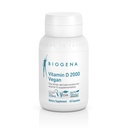 Biogena D-vitamiini 2000 Vegaani Formula - Sun D3- vitamiini täydentää kalsiumin imeytymiseen, Immunosupport - 60 kapselia **
