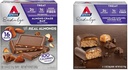 Atkins Endulge Mandel Craze Bar 16 Count & Chocolate Caramel Mousse Bar 5 Count, Keto Friendly, Matala sokeri