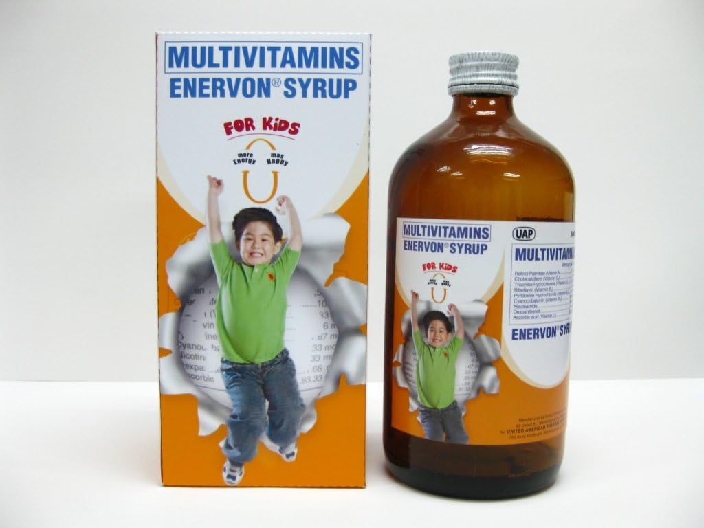 2 Enervon Syrup monivitamiinia (2 x 120 ml)