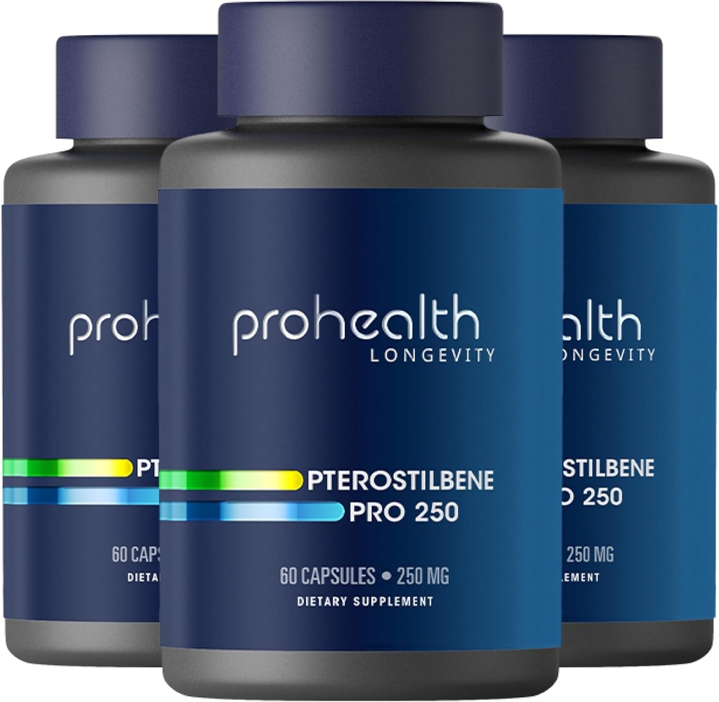 Pterostilbene Supplement (250 mg, 60 kapselia) 