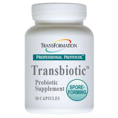 Förvandling Genesis of Good Health Enzyme Transbiotic Probiotic Supplement, Avancerad Formel för Gut Flora Balance, GI Tract, Hälsofördelar, Hög Potens Prebiotisk & Probiotisk Blend, Icke-GMO
