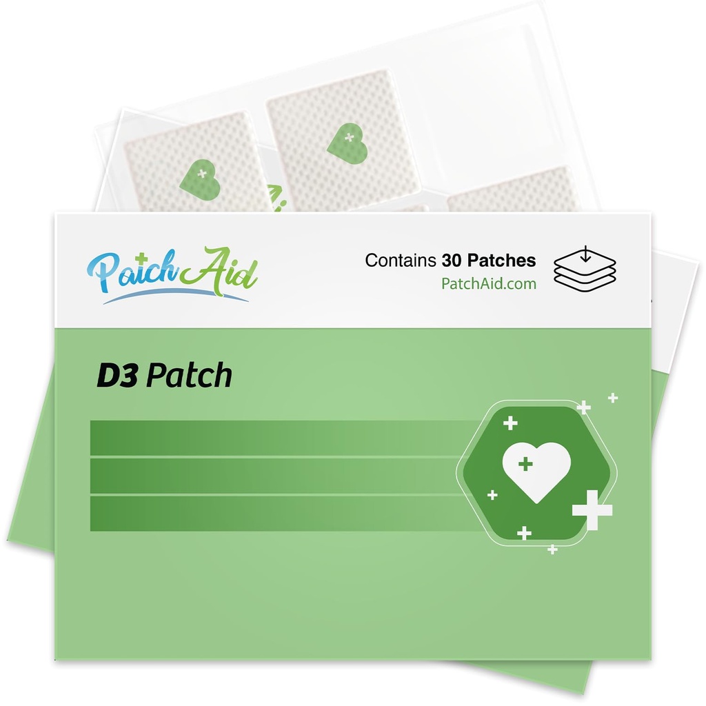 PatchAid D3 Topical Patch 30-dagars leverans