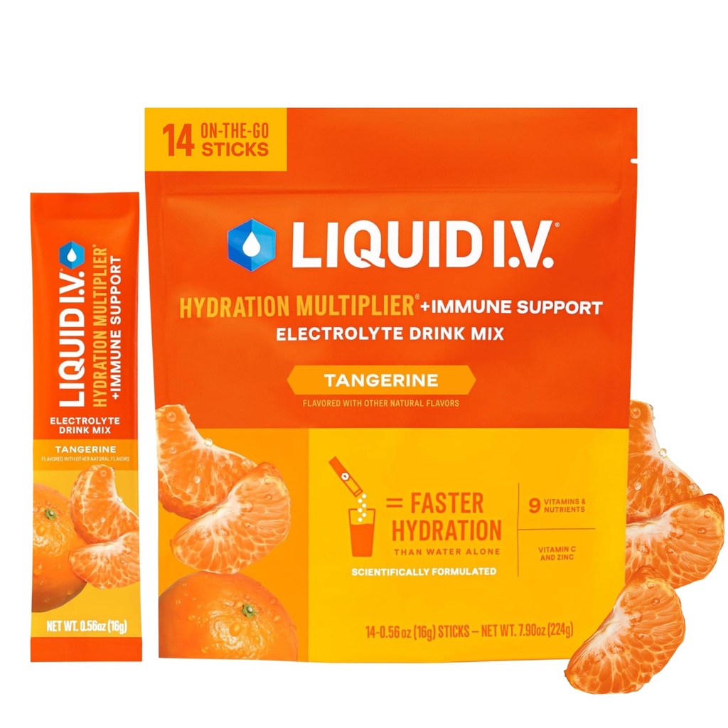 Liquid I.V.® Hydration Multiplier +Immune Support - Tangerine 