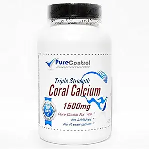 Triple Strength Coral Calcium 1500 mg // 200 kapselia // Pure // PureControl Supplements