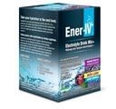 Ener-IV Elektrolyytti Hydraation & Energy Drink Kalium C-vitamiinin ja sinkkielektrolyyttejä Powder Packetit - Lihaksen Recovery & Immuniteetti urheilujuomat naisille & miehille Matala sokeri Vegaani, sekamarja - 12