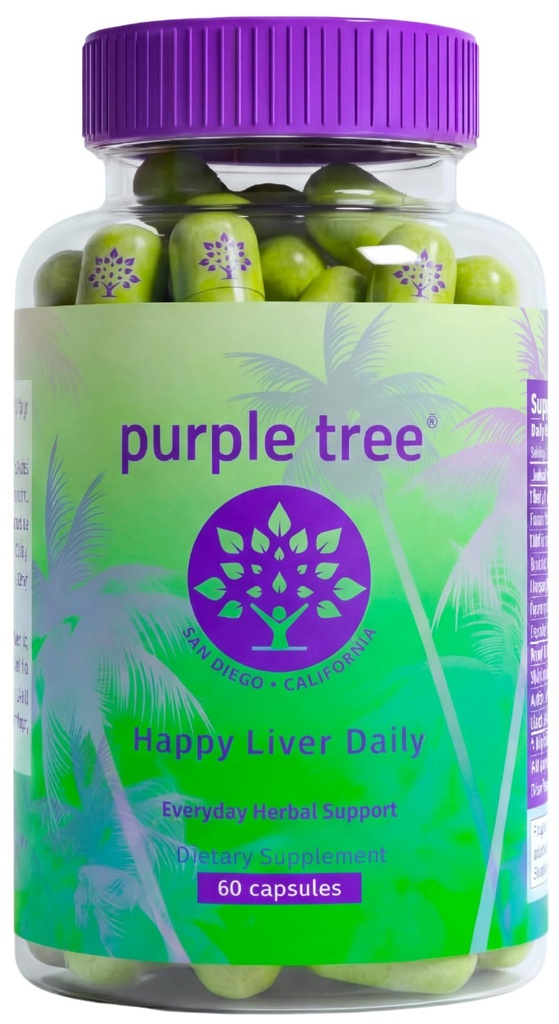 Violetti puu Happy Liver Daily 