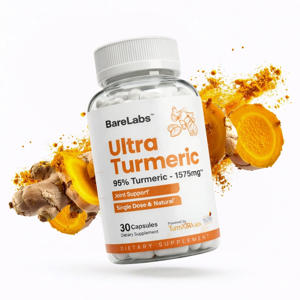 Turmeeric Curcumin kapselit nivelen & Immuunijärjestelmän tuki + suuri imeytyminen kerta-annos, vesi dispergoituva kaava - 30 päivän tarjonta