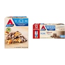 Atkins Caramel Chocolate Nut Roll Välipala Bar, Proteiini Välipala, Korkea kuitua, 2g sokeria, 16 Count & Milk Chocolate Delight Protein Shake, 15g proteiinia, alhainen Glycemic