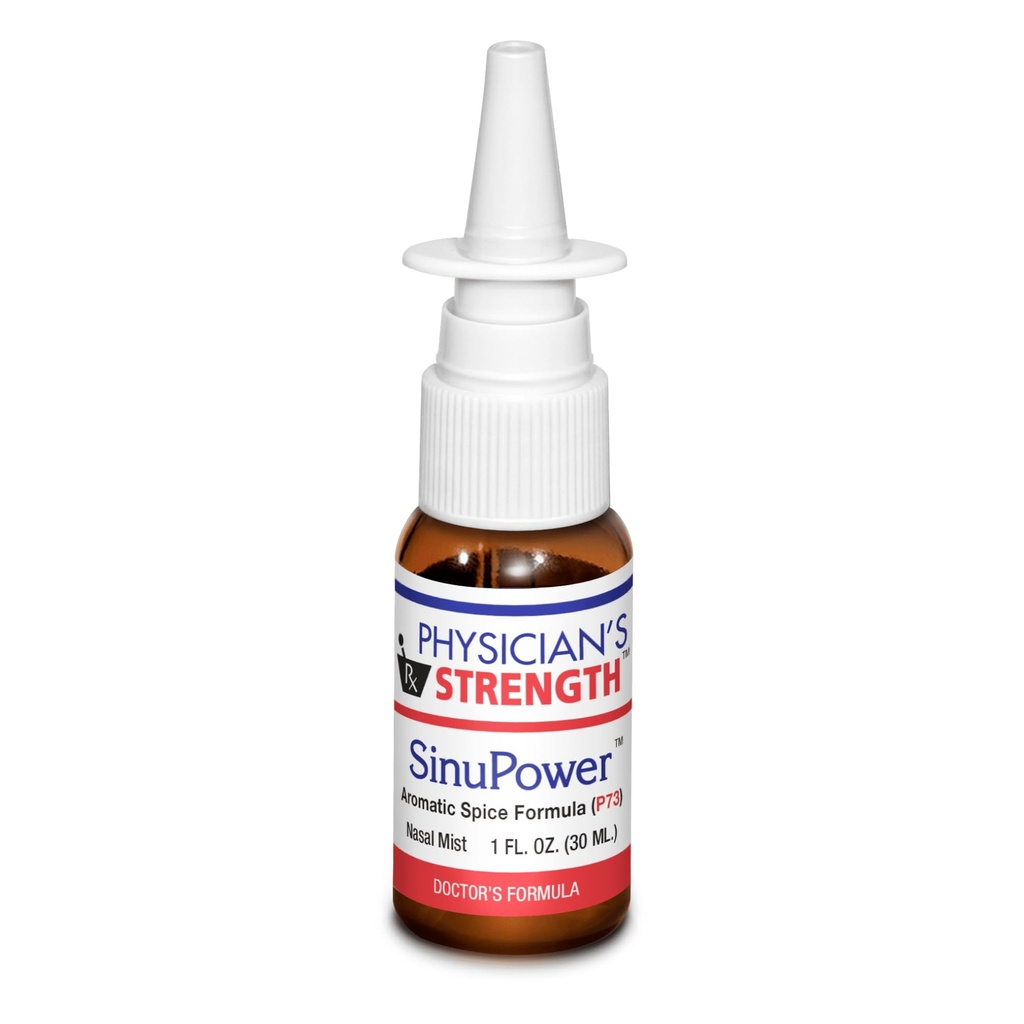 Lääkärin vahvuus SinuPower Mist - 1 fl oz - Tukee terveitä nenän kalvoja ja sinisiä - P73 Oregano - ei-addiktiivinen