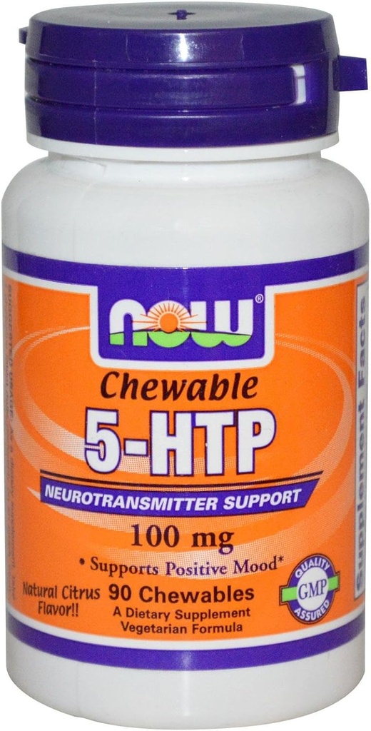 Nu livsmedel 5-HTP Chewable Natural Citrus - 100 mg - 90 Chewables
