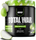 REDCON1 Total War Pre workout, Green Apple - Fast Acting Comfeinated Preworkout miehille + naisille Beta Alanine - Sisältää Citrulline malate lisätä pumppu, veren virtaus (30 Servings)
