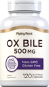 Piping Rock Ox Bile Supplement 500 mg ... 120 kapselia...