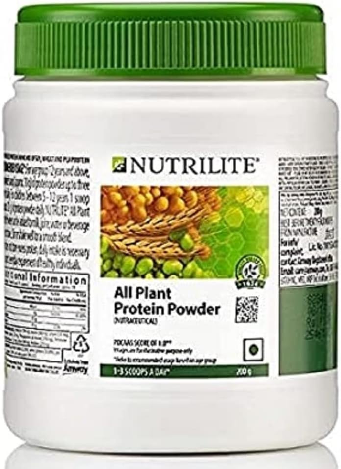 Amway Nutrilite Kaikki kasviproteiinijauhe - 200G ja tyylikäs hius / päänauha [Assored] - Combo