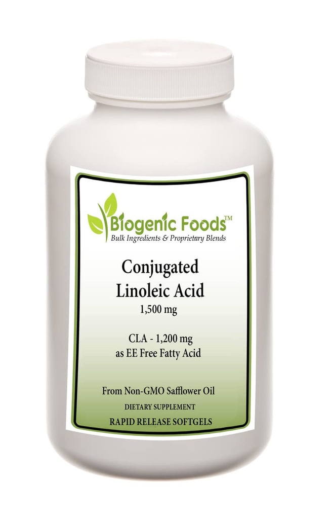 Konjugoitu Linoleic Acid Oil - Free Fatty Acid 1200 mg Natural Sourced CLA - 1500 mg - 60 kapselia
