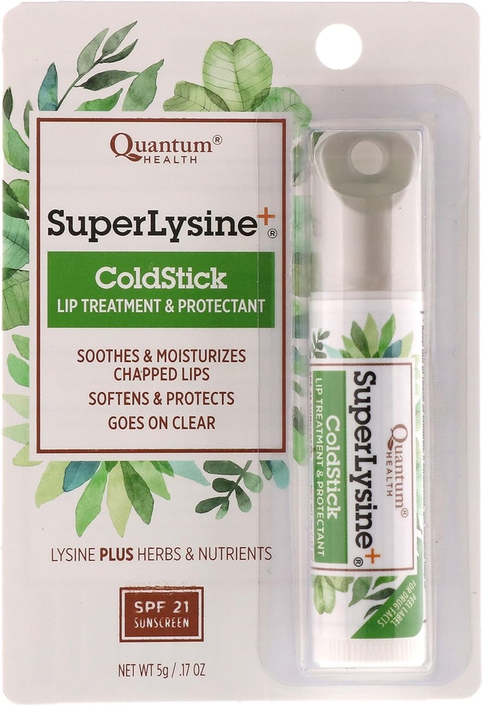 Quantum Health Lysine+ Coldstick, SPF 21, 0,17 Ounces (Pack of 2)