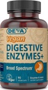 Deva Vegaanivitamiinit Dgestive Enzymes Plus täydennysosa - Entsyymien ja yrttien ainutlaatuinen sekoitus - 90 kapselia, 1- pakkaus