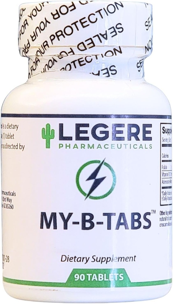 Mina B-flikar Sublingual Fruit Punch 90 tabletter av Legere Pharmaceuticals
