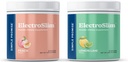 Yksinkertainen Lupaa ElectroSlim Bundle Flavor - sitruunan limetti ja persikka - Sokeriton Elektrolyyttijauhe Hydraation Tuki Essential Electrolyyttejä - Ei Sokerin Formula Daily Energy Balance