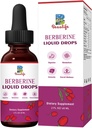Berberine HCL Supplement - Berberine Liquid Drops med Goldenseal Root, Artichoke Leaf, Ceylon Cinnamon, Berberine Veggie Supplement för Immune, Digestion System och Heart Health Support