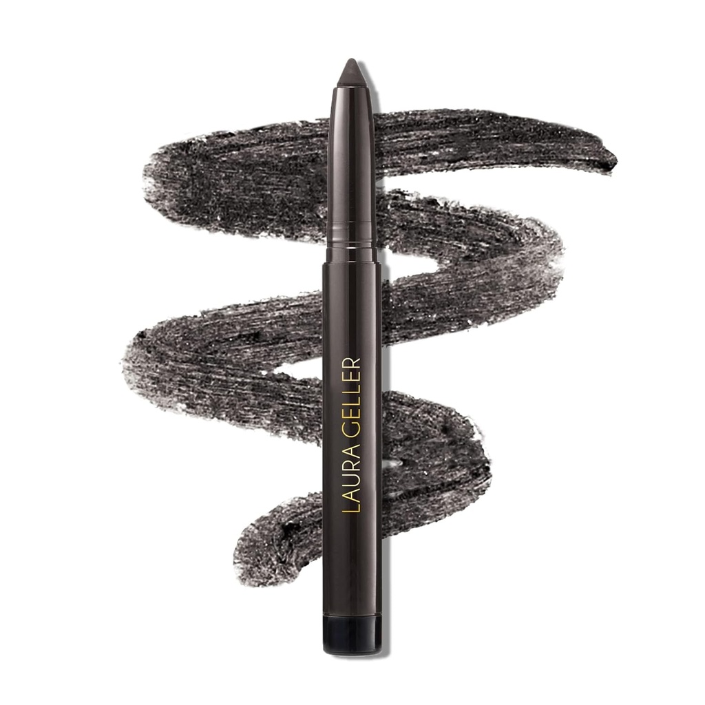 Laura GELLER NEW YORK Kajal Pitkävaatteet Kohl Eyeliner Pencil - Deep Charcoal Kohl - Kofeiini ja E-vitamiini - Smooth & Blendable Liner - Rakennettu Sharpener