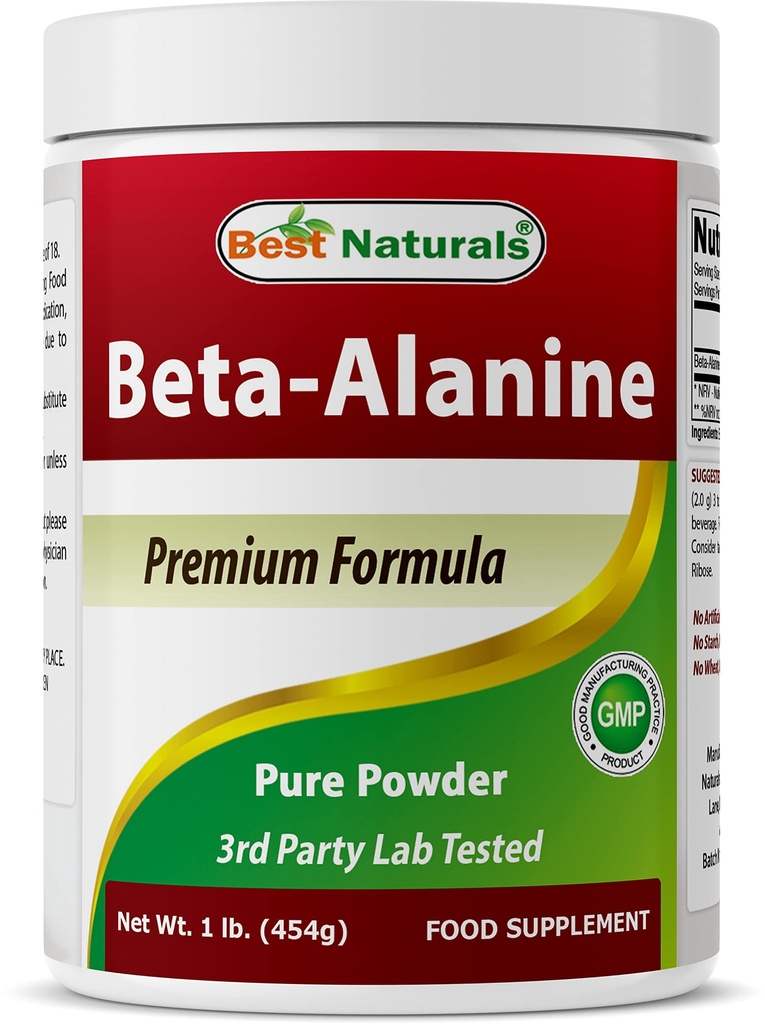 Best Naturals Beta Alanine Pure Powder 1 punta (1 LB (pakkaus 1))