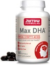 Jarow Formula MaxDHA - 180 Softgels - Korkea puhtaus kalaöljy - täydentää tukee aivot ja silmät terveys - väkevä Omega-3 rasvahapot & Rikastettu DHA - 90 tarjoilut