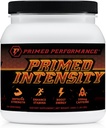 Primed Intensity Pre-Workout täydentää - Kaikki luonnolliset - Beta-Alanine, kofeiini, Creatiini, Citulline, NO Booster (24 tarjoilut) (vadelma sitruunamehu)