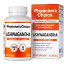 Lääkärin valinta Ashwagandha täydennysosa - 1950mg Biosable Organic Ashwagandha juurijauhe - Black Pepper Extract, Stressi tuki, Mielialan tuki täydentää, 90 kasvis Ashwagandha kapselit