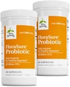 Terry Luonnollisesti FloraSure Probiootti - Ruuansulatus täydentää tukea vastaan ajoittain turvotusta ja tukea Gas Relief - Gut Health Tuki Bifidobacterium Bifidum - 30 kapselia (paketti 2)
