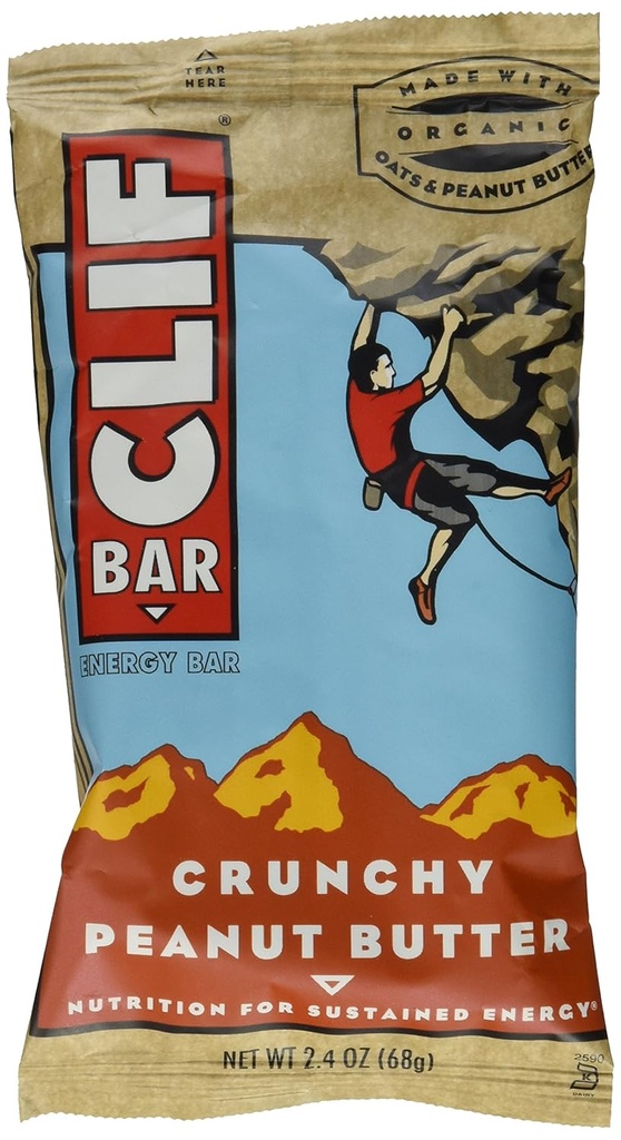 Cliff Bar Clif Bar, Og, Crnch Pnt Btr, 2.40-Aunce (paketti 12)