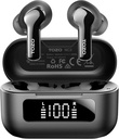 TOZO NC3 Hybrid Active Noise Cancelling Wireless Earbuds med 6 Mics AI Clear Call Ear Buds 55H Playtime med LED Display 32 Preset EQs via APP Bluetooth 5.3 IPX8 Vattentät i öronhörlurar