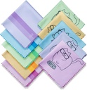 10 Pack Söpö Kitty Kissa Design Multicolor Mikrokuitu Puhdistus Vaatteet Puhdistus Silmälasit Linssit Aurinkolasit ja matkapuhelin Kauniisti Suunnittelija Värit Sininen Vaaleanpunainen Keltainen Violetti Vihreä Kestopyyhkeet