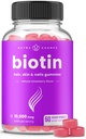 NutraChamps Biotin Gummies 10000mcg [High Potency] terveille hiuksille, iho & kynnet vitamiinit naisille, miehet & lapset - 5000mcg kunkin hiusvitamiinit Gummy - Vegaani, ei-GMO, hiusten terveys täydentää