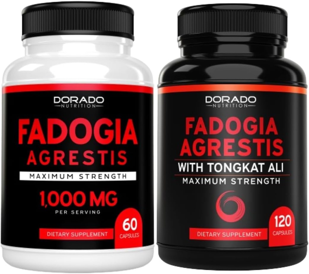DORADO NUTRITION Fadogia Agrestis + Tongkat Ali - Miesten terveys Bundle