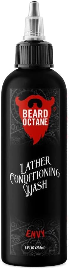 Beard Octane: Envy Beard Wash - 8 oz Shampoo för Soft, Moisturized Beards med Shea Butter & Jojoba - Made in USA